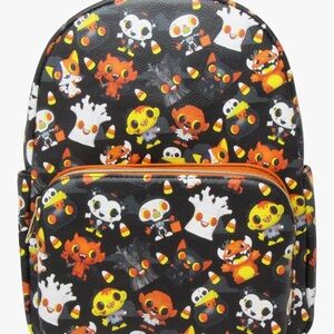 Funko Halloween Themed Backpack with Black and Orange
